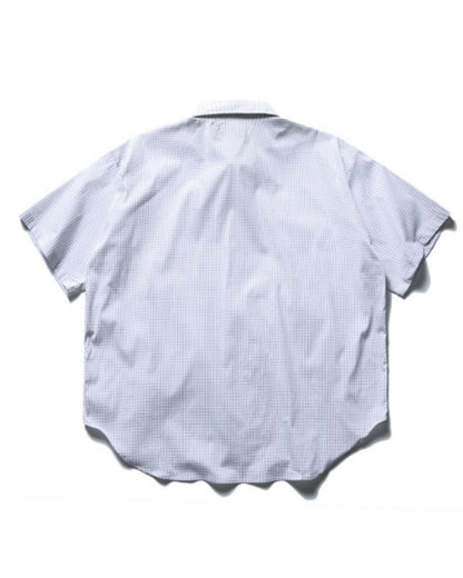 【URBANEST】リラックスフィット格子柄半袖シャツ 2color UN0093