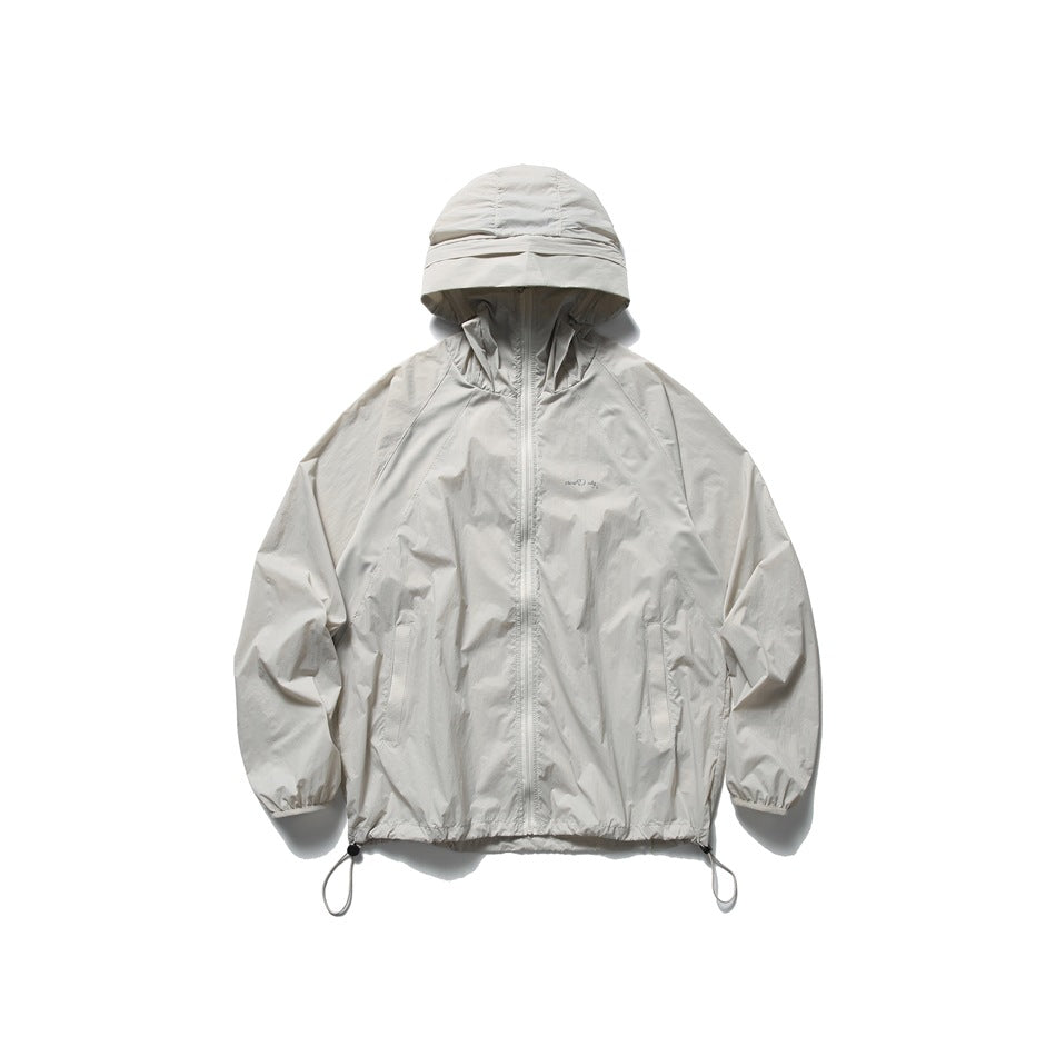 【URBANEST】lightweight hooded nylon jacket 2color 【UN0228】