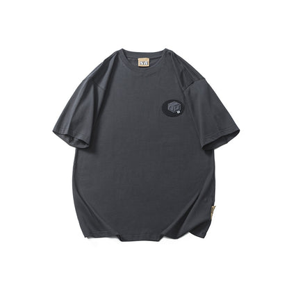 【URBANEST】dice patch casual relaxed t-shirt 1color 【UN0202】