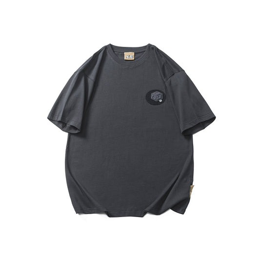 【URBANEST】dice patch casual relaxed t-shirt 1color 【UN0202】