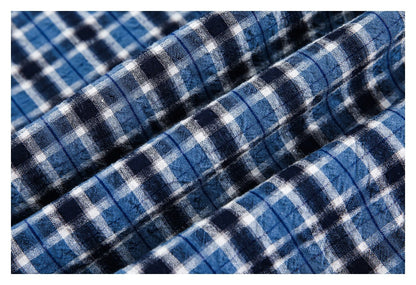 【URBANEST】plaid short sleeve casual shirt 1color 【UN0192】