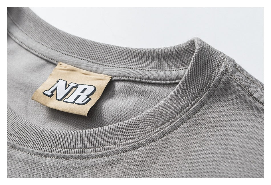 【URBANEST】ニュアンスブラープリントクルーネックTシャツ 1color 【UN0185】