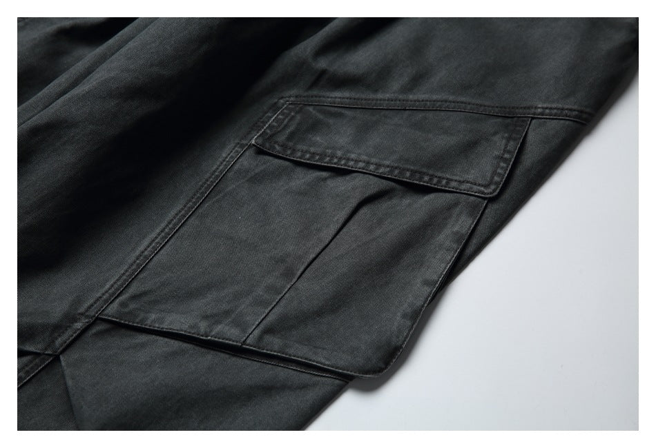 【URBANEST】wide silhouette 3D cargo pants 3color 【UN0240】