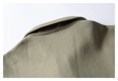 【URBANEST】half zip polo casual shirt 2color 【UN0205】