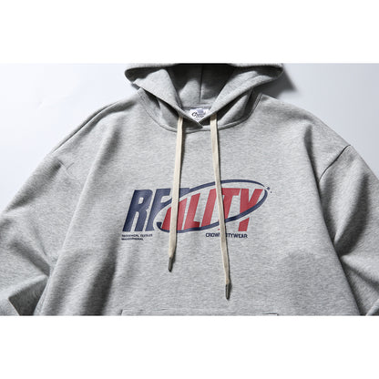 【URBANEST】printed pullover loose hoodie 3color 【UN0221】
