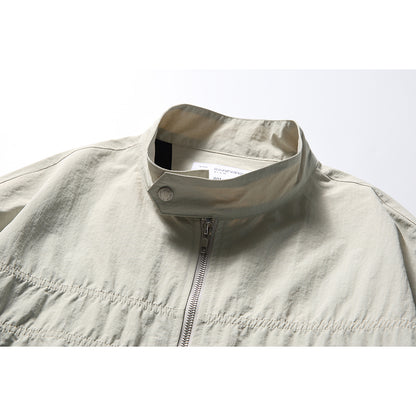 【URBANEST】stand collar flight zip jacket 2color 【UN0244】
