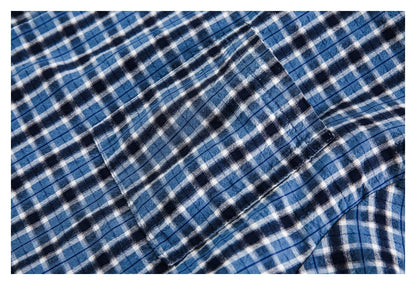 【URBANEST】plaid short sleeve casual shirt 1color 【UN0192】