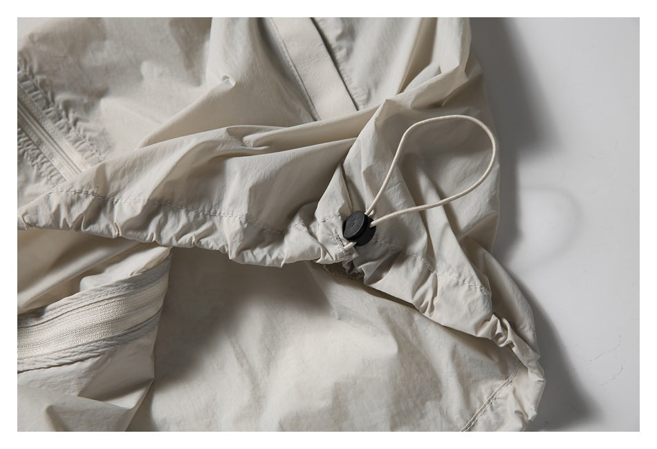 【URBANEST】lightweight hooded nylon jacket 2color 【UN0228】
