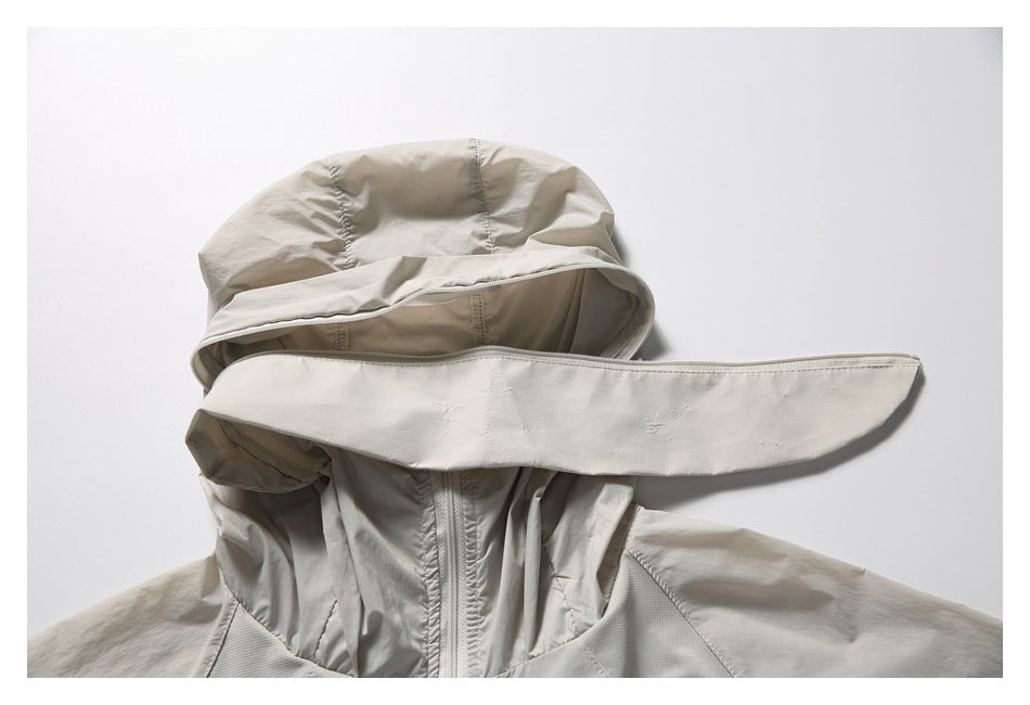 【URBANEST】lightweight hooded nylon jacket 2color 【UN0228】