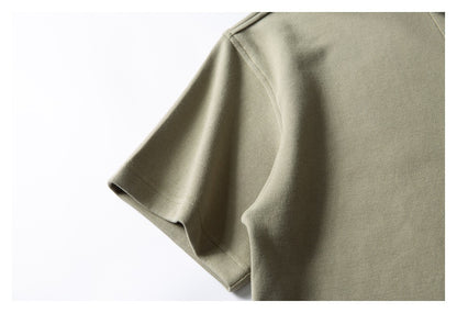 【URBANEST】half zip polo casual shirt 2color 【UN0205】