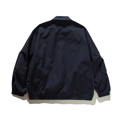 【URBANEST】drawstring hem loose coach jacket 4color 【UN0238】