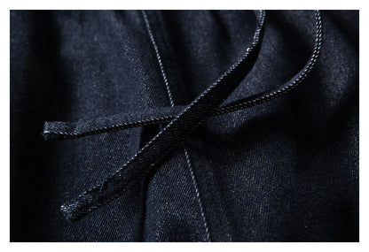 【URBANEST】curved seam loose fit denim pants 1color 【UN0223】