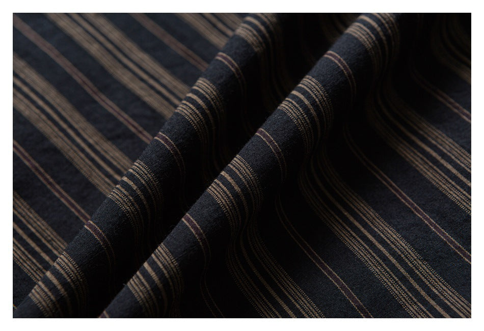 【URBANEST】striped long sleeve casual shirt 3color 【UN0213】