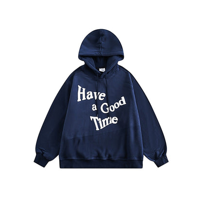 【URBANEST】letter printed fleece pullover hoodie 1color 【UN0229】