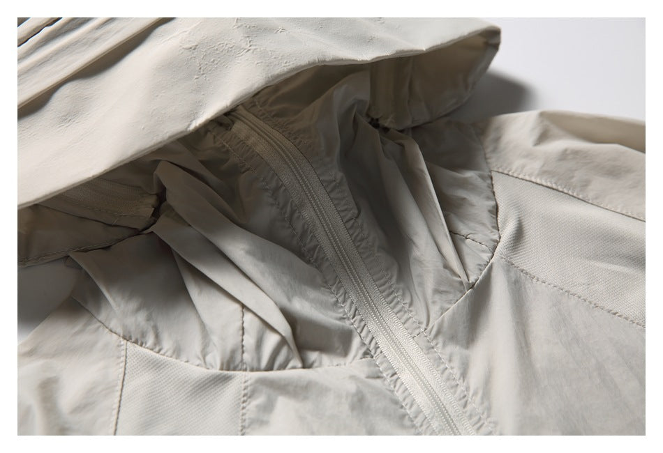 【URBANEST】lightweight hooded nylon jacket 2color 【UN0228】