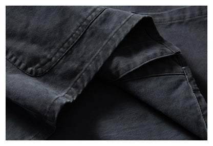 【URBANEST】corduroy collar canvas chore jacket 1color 【UN0242】