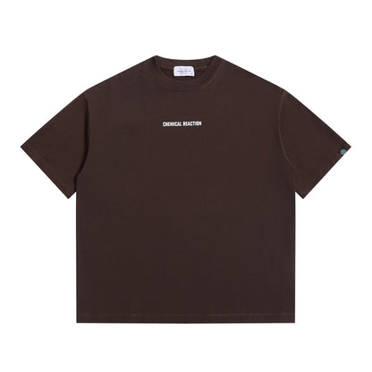 【URBANEST】chest text print casual t-shirt 5color 【UN0197】