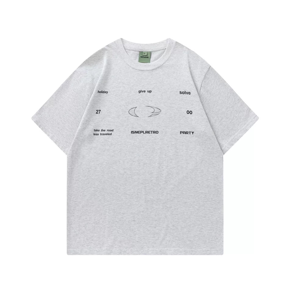 【URBANEST】タイポグラフィックルーズショートスリーブTシャツ 1color 【UN0191】