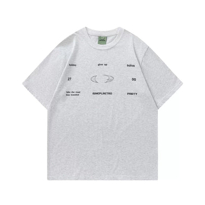 【URBANEST】タイポグラフィックルーズショートスリーブTシャツ 1color 【UN0191】