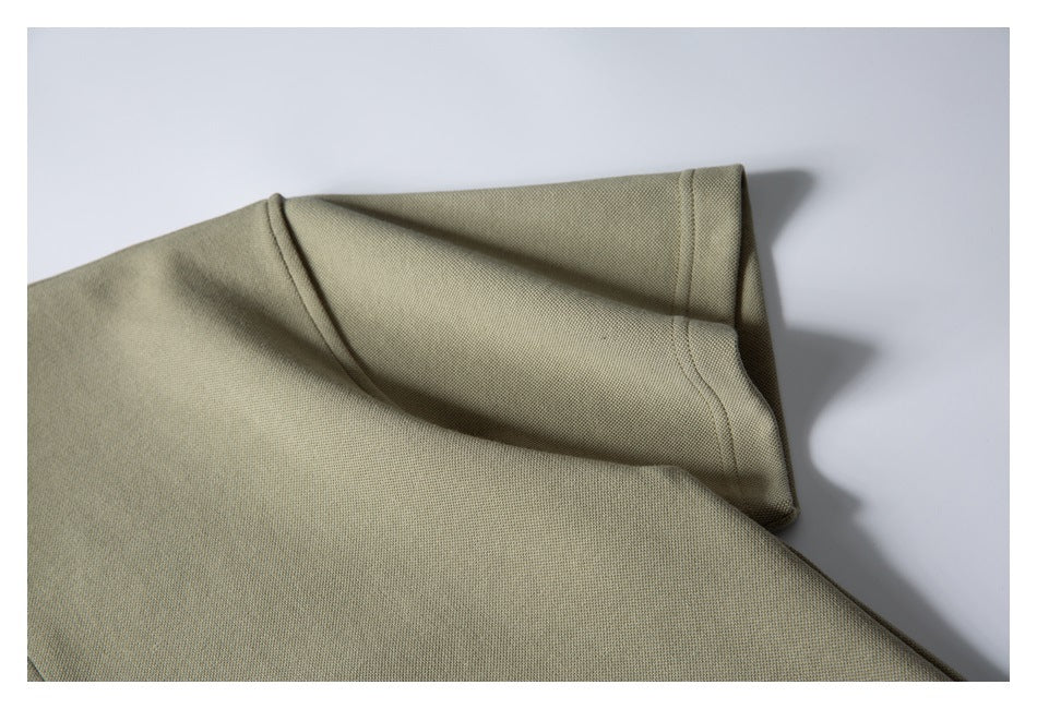 【URBANEST】half zip polo casual shirt 2color 【UN0205】