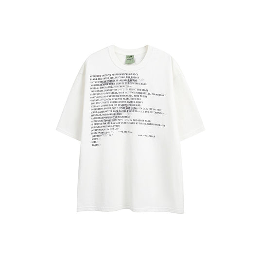 【URBANEST】【1着￥4990】【お得なSET商品】レターグラフィックルーズ半袖Tシャツ 2color UN0182