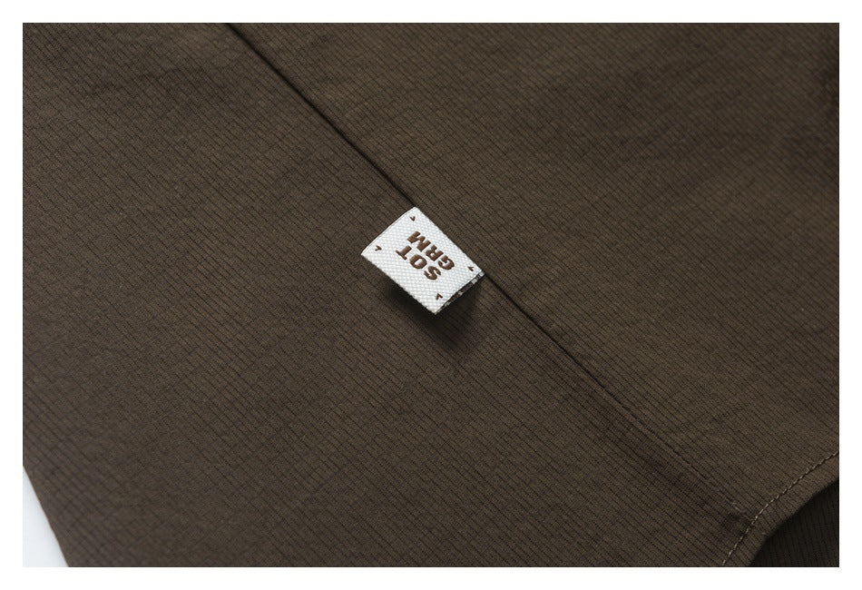 【URBANEST】utility zipper pocket short sleeve shirt 1color 【UN0211】