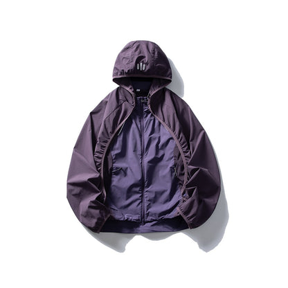 【URBANEST】2way detachable hooded nylon jacket 3color 【UN0250】