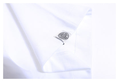 【URBANEST】chest text print casual t-shirt 5color 【UN0197】