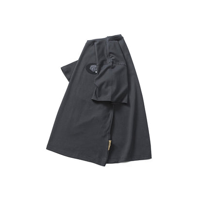 【URBANEST】dice patch casual relaxed t-shirt 1color 【UN0202】
