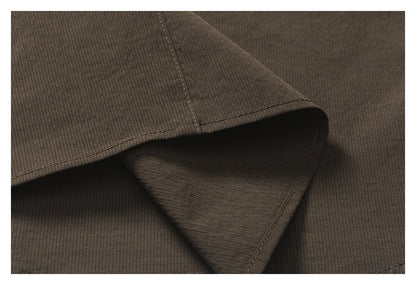 【URBANEST】utility zipper pocket short sleeve shirt 1color 【UN0211】