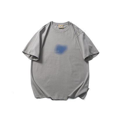 【URBANEST】ニュアンスブラープリントクルーネックTシャツ 1color 【UN0185】