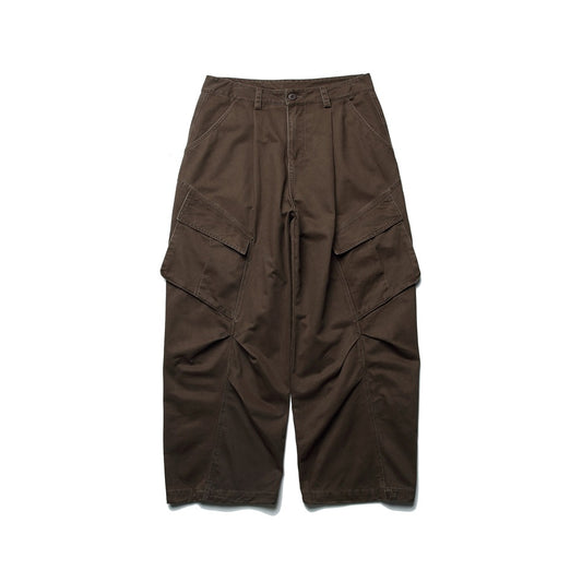 【URBANEST】wide silhouette 3D cargo pants 3color 【UN0240】