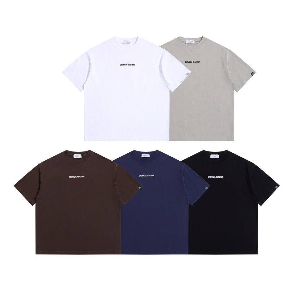【URBANEST】chest text print casual t-shirt 5color 【UN0197】