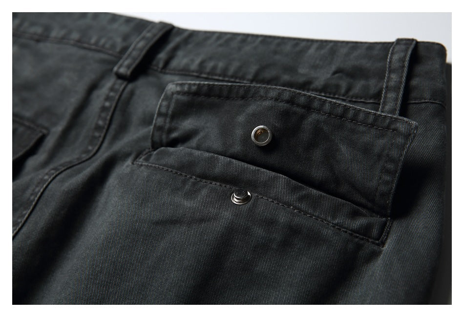 【URBANEST】wide silhouette 3D cargo pants 3color 【UN0240】