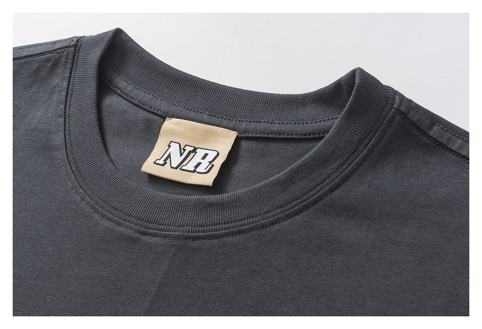 【URBANEST】dice patch casual relaxed t-shirt 1color 【UN0202】