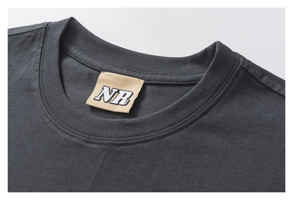 【URBANEST】dice patch casual relaxed t-shirt 1color 【UN0202】
