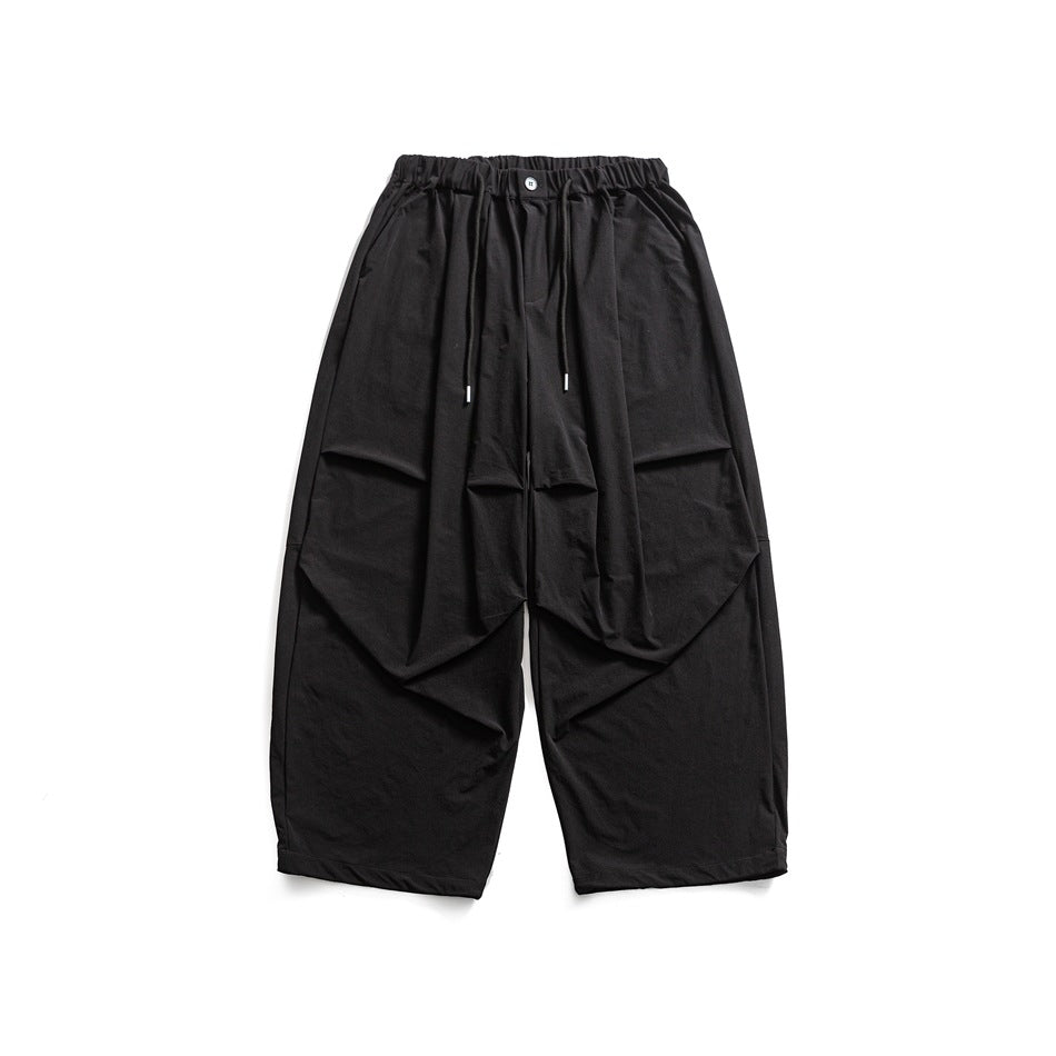 【URBANEST】draped wide leg easy pants 3color 【UN0219】