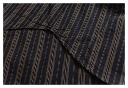 【URBANEST】striped long sleeve casual shirt 3color 【UN0213】