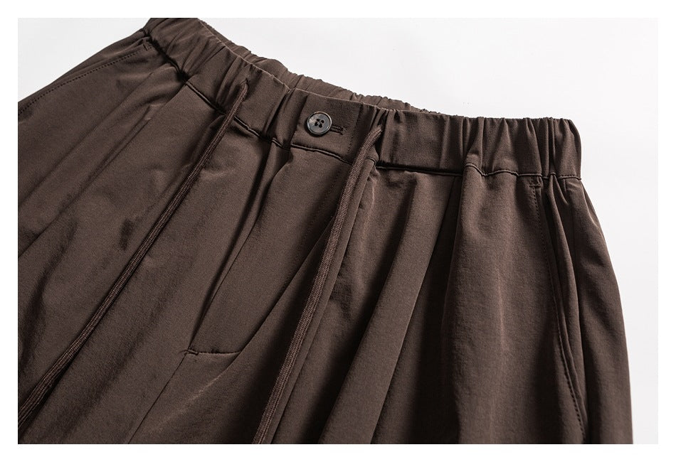 【URBANEST】draped wide leg easy pants 3color 【UN0219】