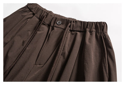 【URBANEST】draped wide leg easy pants 3color 【UN0219】