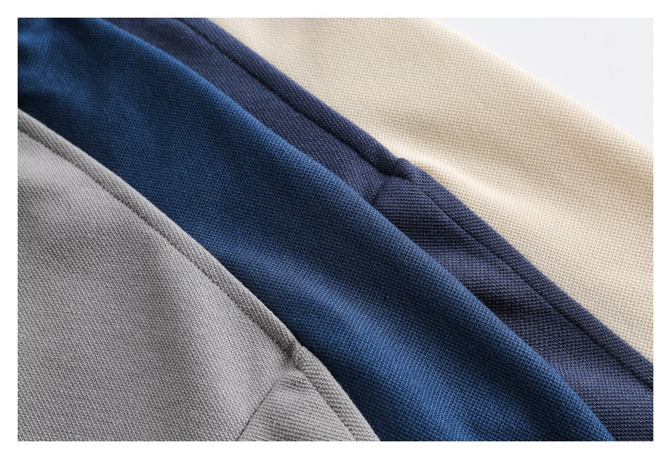 【URBANEST】カラーブロックラグランスリーブ半袖ポロシャツ 2color 【UN0186】