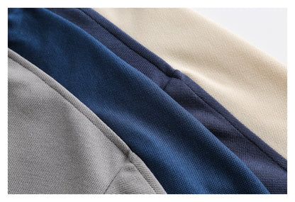 【URBANEST】カラーブロックラグランスリーブ半袖ポロシャツ 2color 【UN0186】