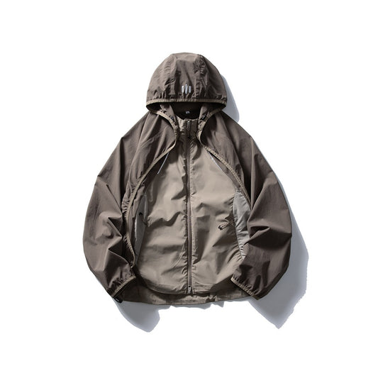 【URBANEST】2way detachable hooded nylon jacket 3color 【UN0250】