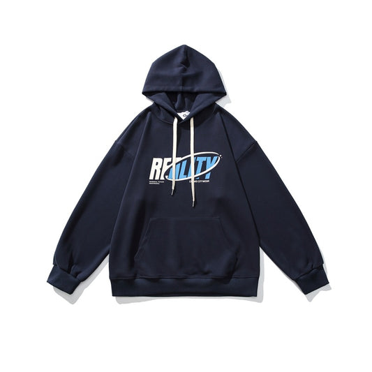 【URBANEST】printed pullover loose hoodie 3color 【UN0221】