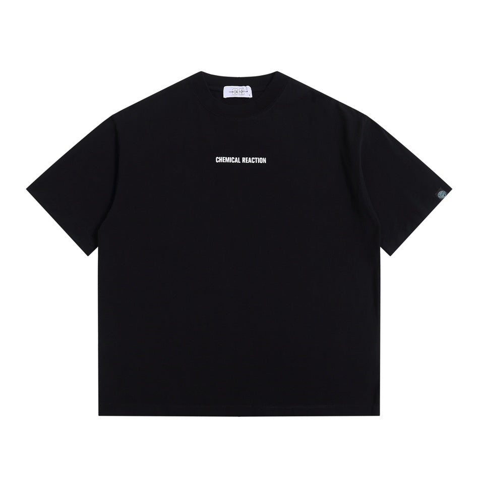 【URBANEST】chest text print casual t-shirt 5color 【UN0197】