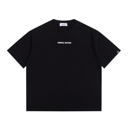 【URBANEST】chest text print casual t-shirt 5color 【UN0197】
