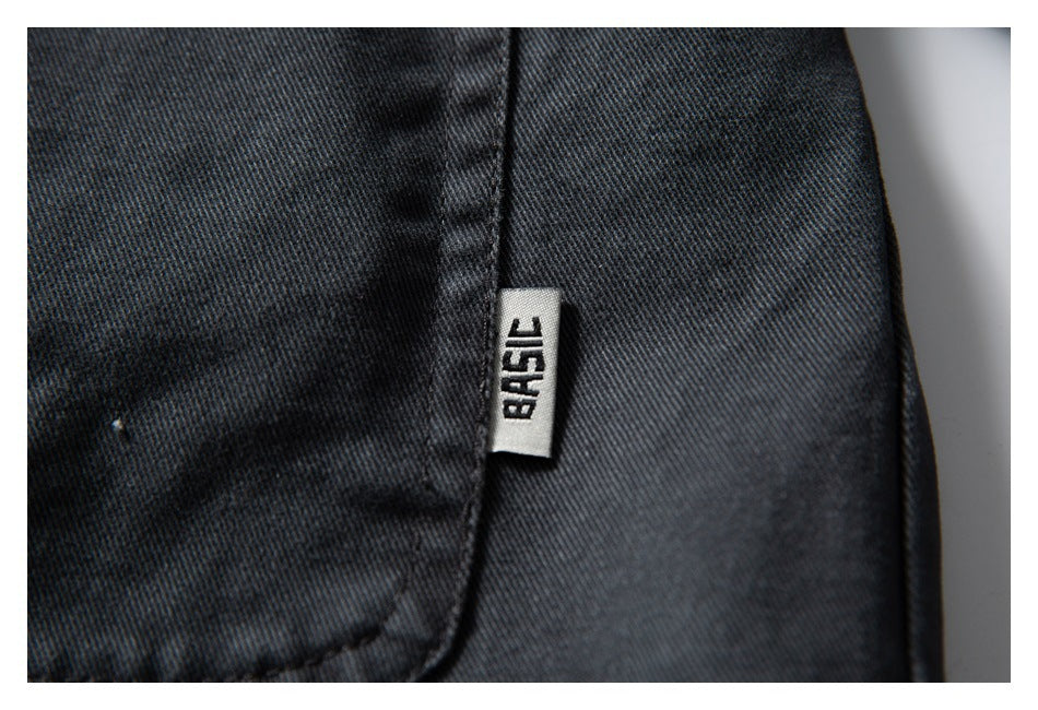 【URBANEST】corduroy collar canvas chore jacket 1color 【UN0242】