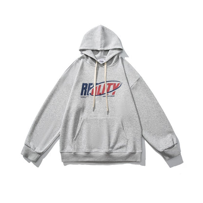 【URBANEST】printed pullover loose hoodie 3color 【UN0221】
