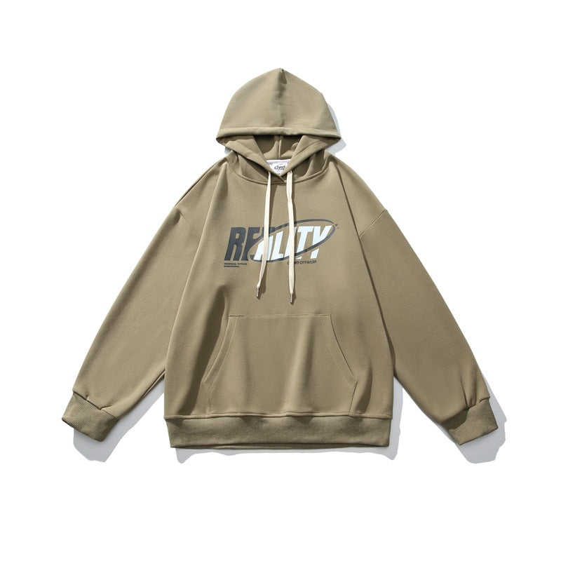【URBANEST】printed pullover loose hoodie 3color 【UN0221】