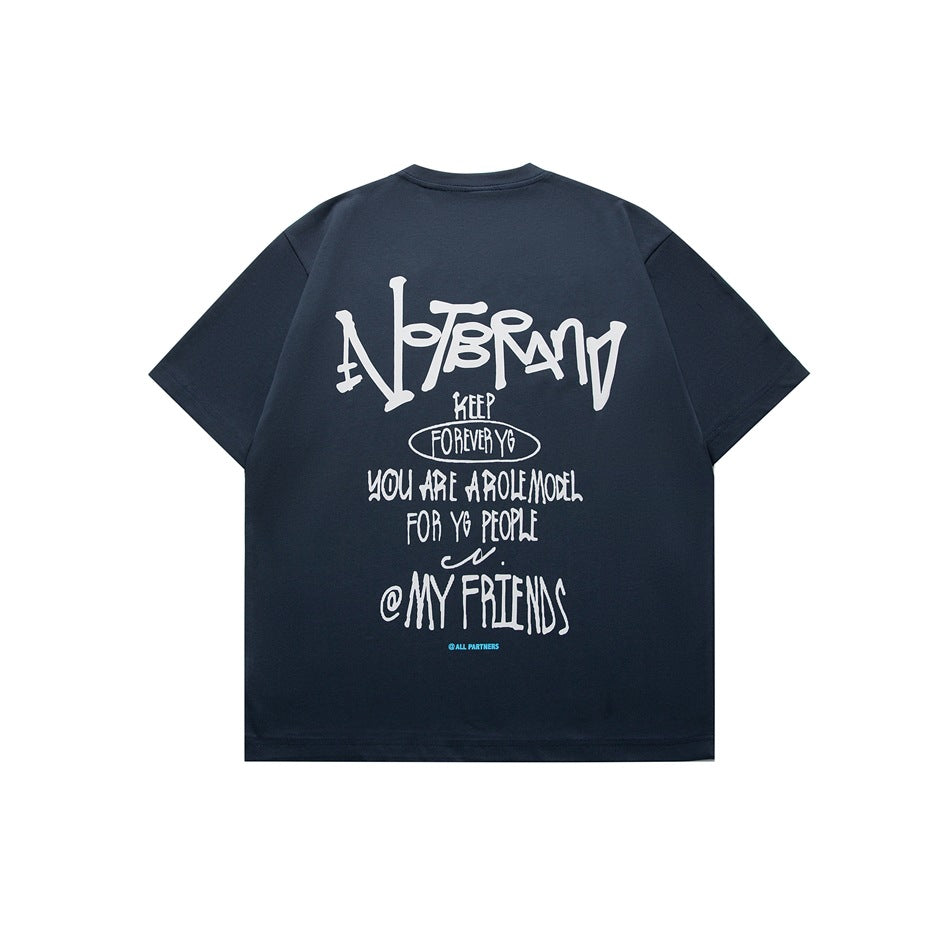 【URBANEST】【1着￥4990】【お得なSET商品】バックグラフィックストリートクルーネックTシャツ 2color 【UN0184】